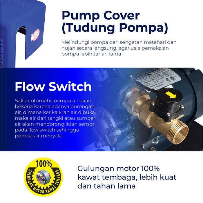 Terbaik Pompa Booster / Booster Pump Shimizu Pb-228Bit / Pb 228 Bit