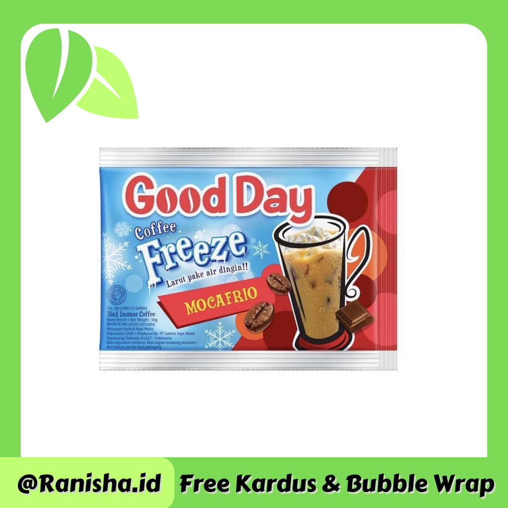 

[ BISA COD ] Good Day Kopi Instant - Freeze Mocafrio Sachet 30gr
