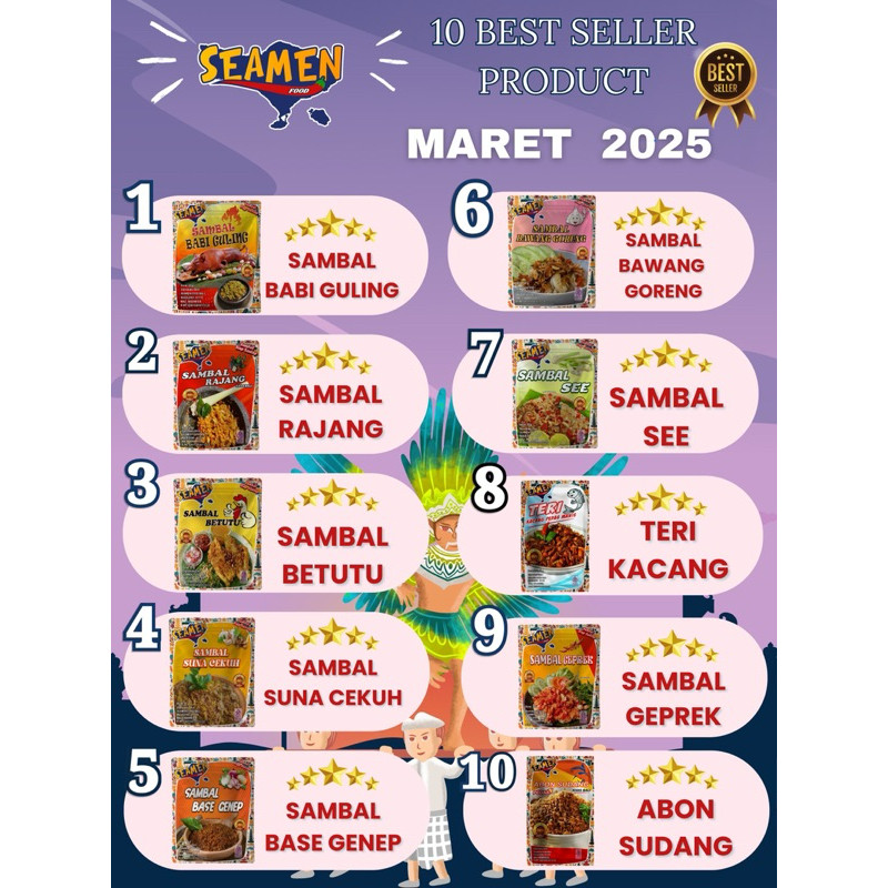 

Omahjajanan Abon & Bumbu Tabur Seamen Food Isi 5 Saset. Masa Simpan 1 Tahun