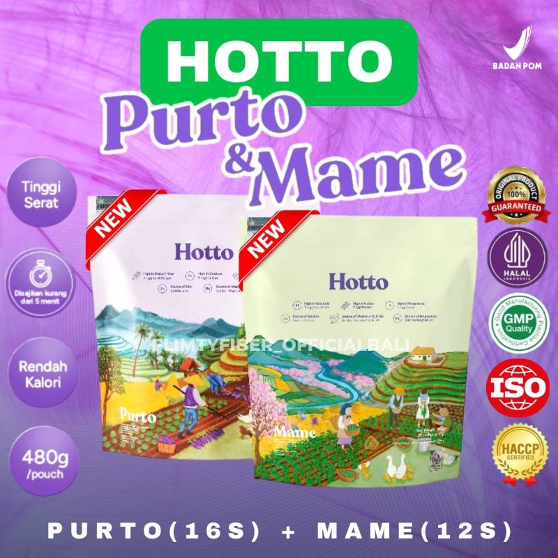 

Omahjajanan Bundling Hotto Purto Isi 16 Sachet & Hotto Mame Isi 12 Sachet