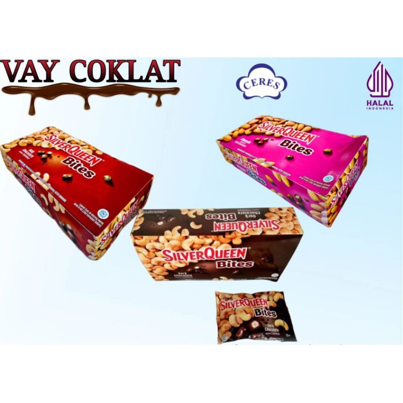 

Omahjajanan Silverqueen Bites 1Bok Isi 12Pcs Exp 2026