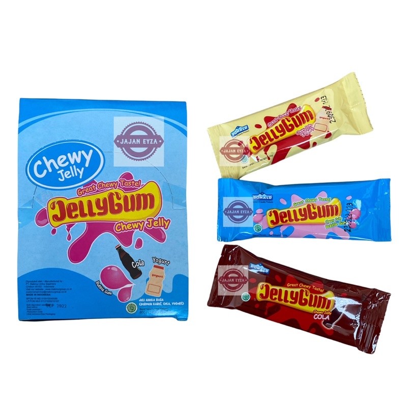 

Sega Tungtung Nabati Donald Jellygum Chewy Jelly Rasa Buah Box