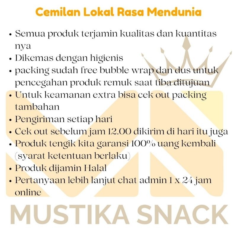 

Restokobar 1Kg Stik Talas Kuning Keripik Ginal Asin Gurih Premium