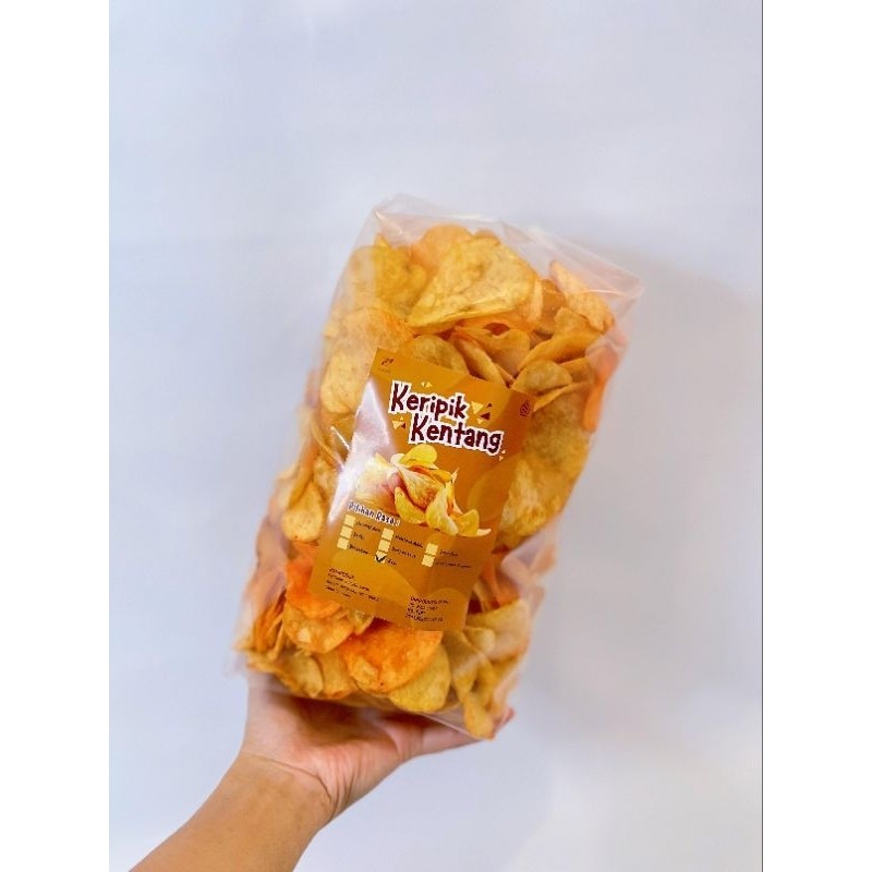 

Omahjajanan Keripik Kentang 500Gr / Keripik Kentang Varian Rasa / Ama Snack