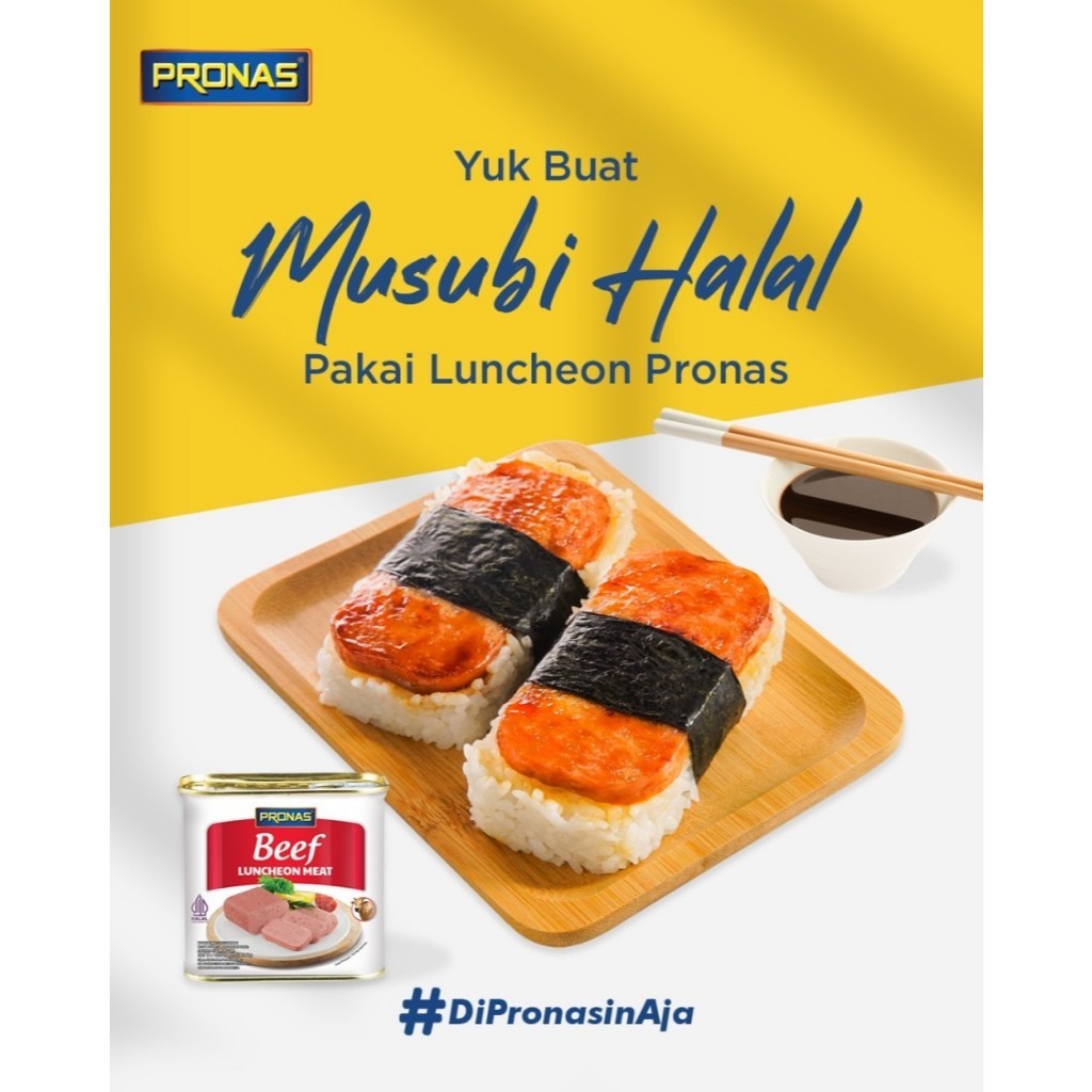 

Sega Tungtung Pronas Beef Luncheon Meat 340Gr Daging Sapi Blok Serbaguna
