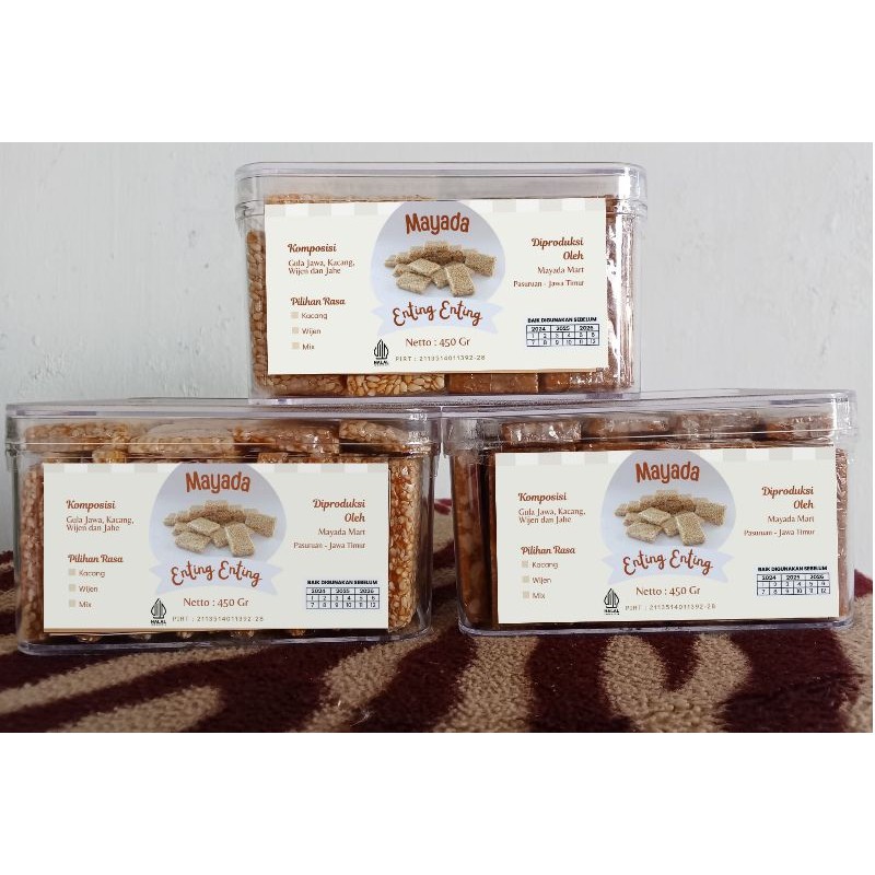 

Eumsig Enting Enting Kacang & Enting Enting Wijen Mayada / Teng Teng Kacang & Wijen