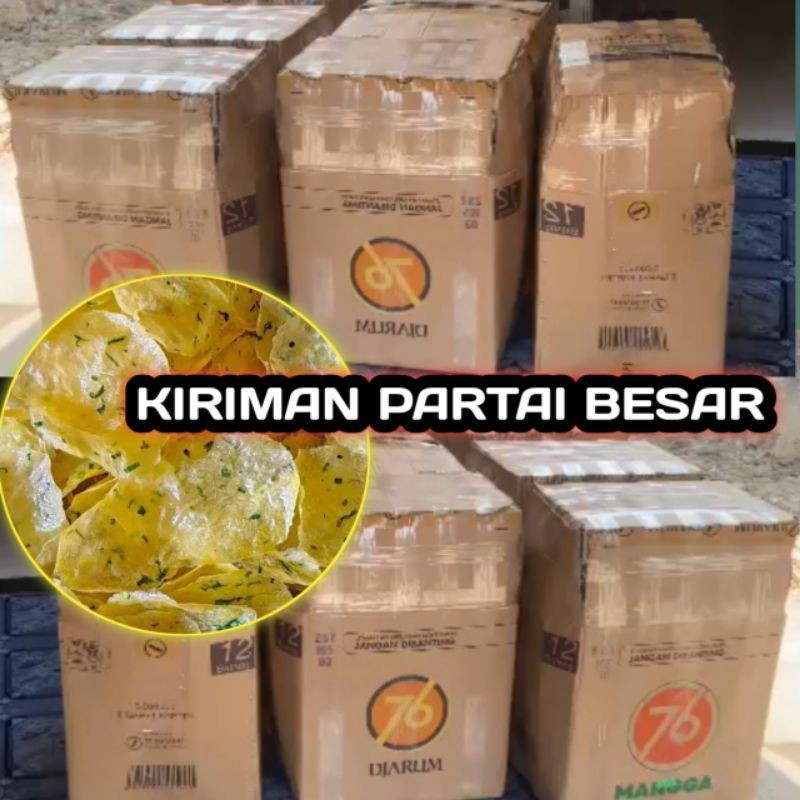 

Sega Tungtung Kerupuk Opak Singkong Samiler Mentah Rasa Original 5 Kg