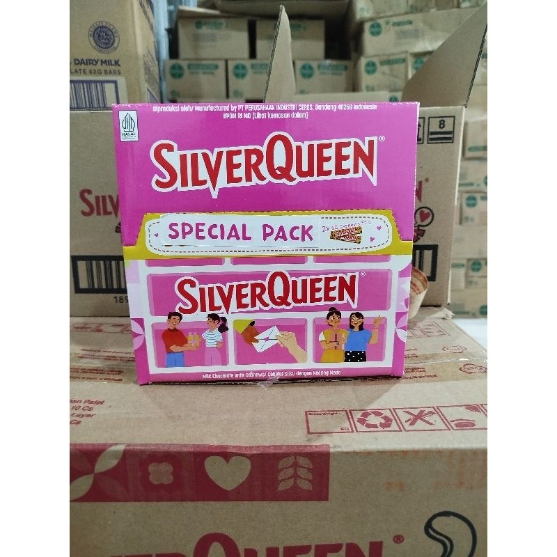 

Sega Tungtung Silverqueen Vday / Special Idul Fitri 3 22Gr / 2 55Gr / 10 55Gr