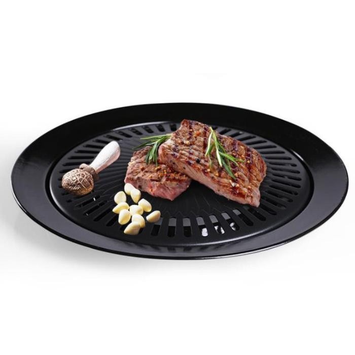 Dapatkan Sinda (Cod) Grill Pan Panggang Panggangan Daging Smokelesinda Bbq Bulat Panggangan Sosis