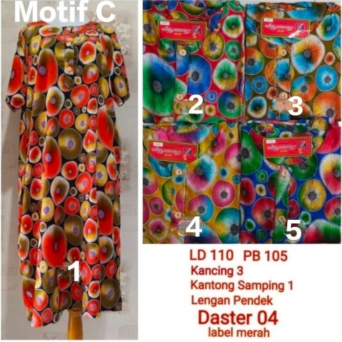 daster batik Kencana ungu asli