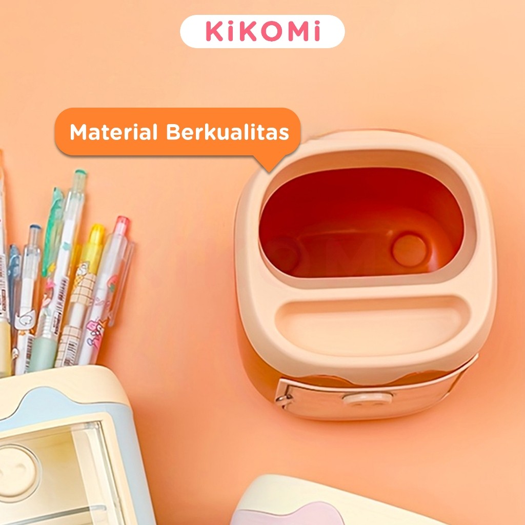 

KOTAK PENYIMPANAN ALAT TULIS TEMPAT PENSIL MINI AKRILIK TRANSPARAN ORGANIZER MEJA - KK