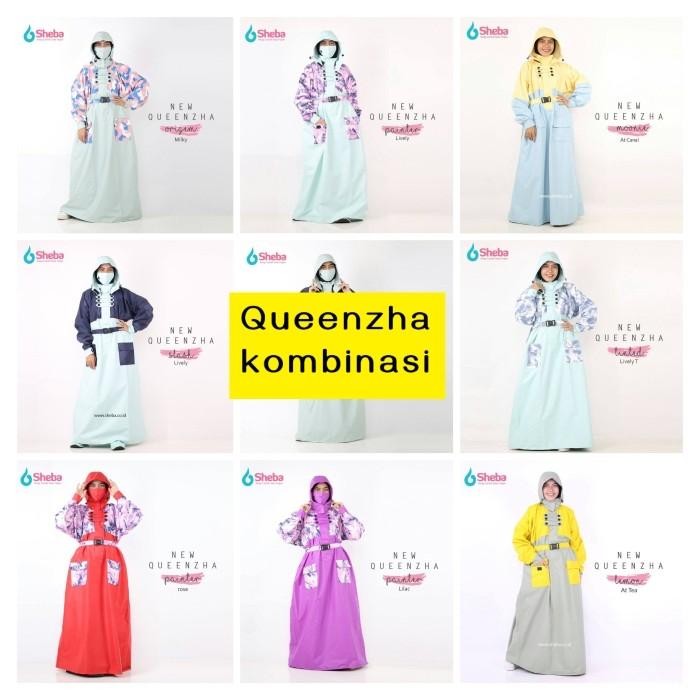 ASLI Jas hujan muslimah SHEBA model Gamis Terusan