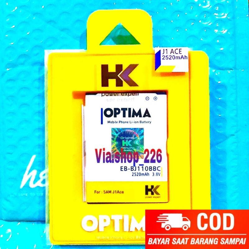 Holahalo Cell Batre Samsung J1 Ace S4 Mini Double Power Original Hk Eb Bj110Bbc J110 J1Ace Ory Ori