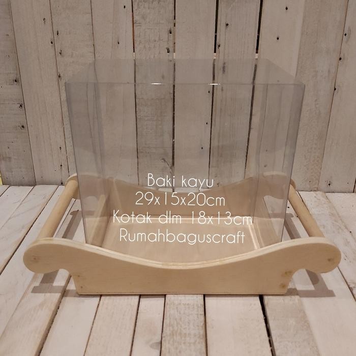 Tungtung Party Baki Kayu Multi Pinus Buat Hantaran