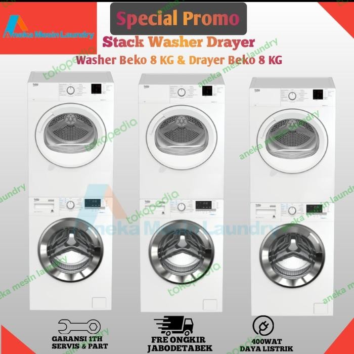 Stacked Washer Dryer Beko