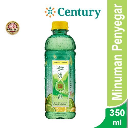 Adem Sari Herbal Lemon Vitamin C 350 ML / Minuman Penyegar Tenggorokan / Panas Dalam