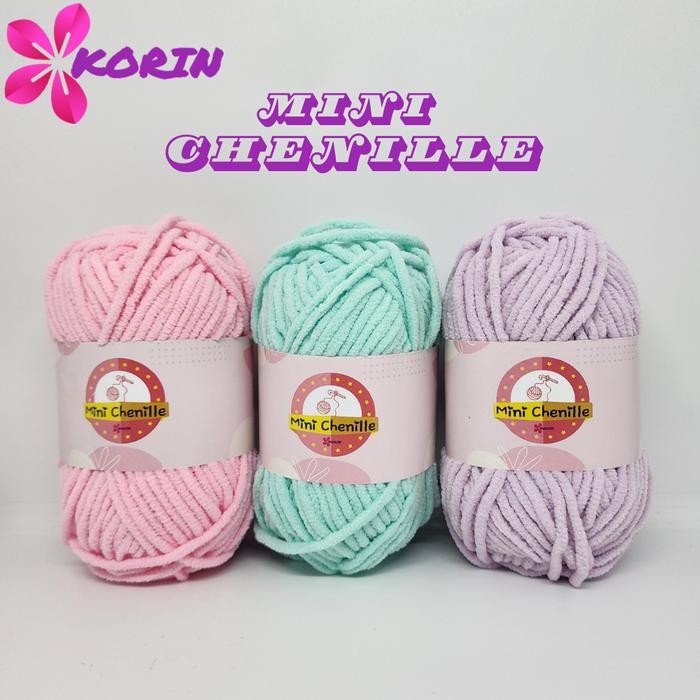 

Benang Rajut Mini Amalia / Small Chenille Yarn / Mini Chenille [50gr]