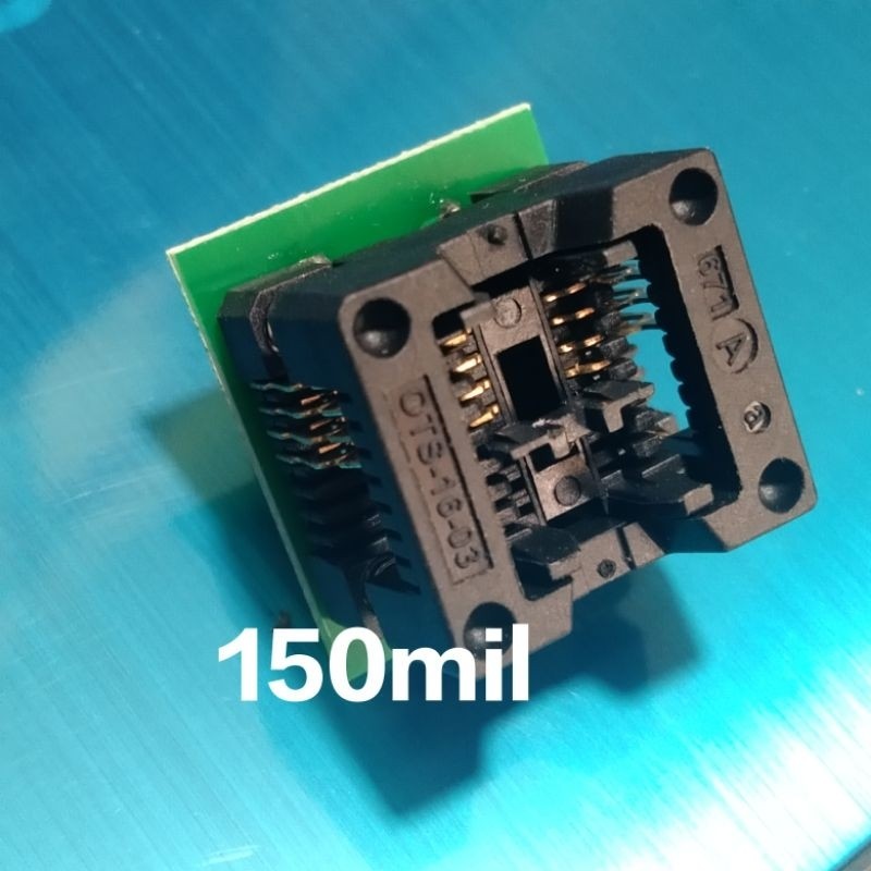 Ready Stock Socket Soket Adapter Jepitan Ic Eprom 150Mil Original