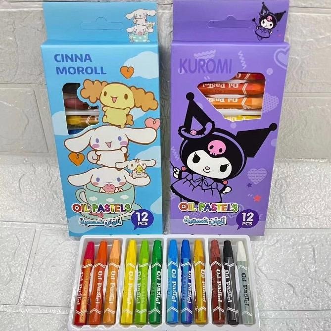 

Alat Tulis Krayon Mewarnai Anak Sekolah / Crayon Oil Pastel Motif Kartun