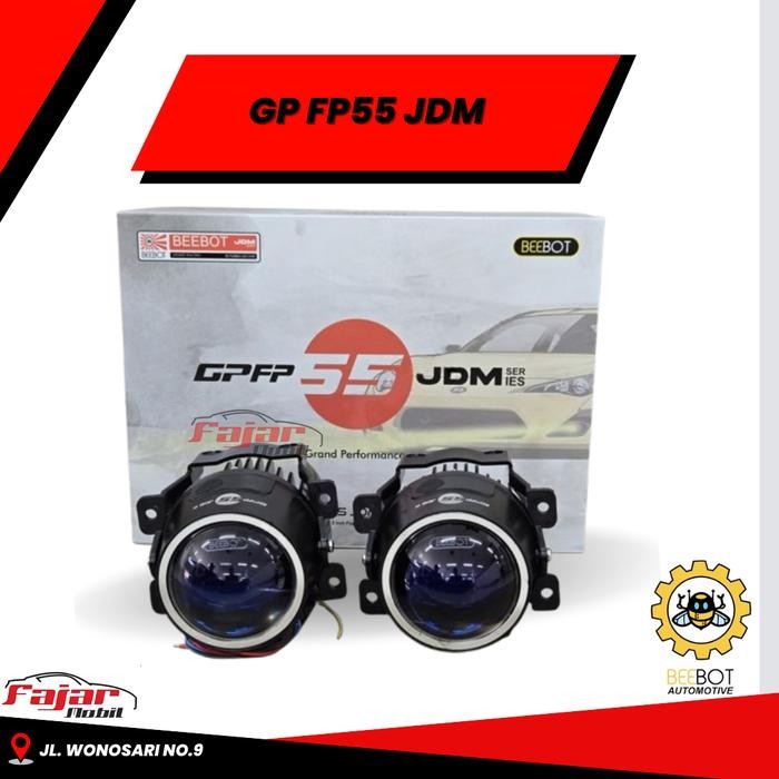PREMIUM FOGLAMP PROJECTOR BEEBOT GP FP55 JDM, 2 WARNA DEMON MATRIX