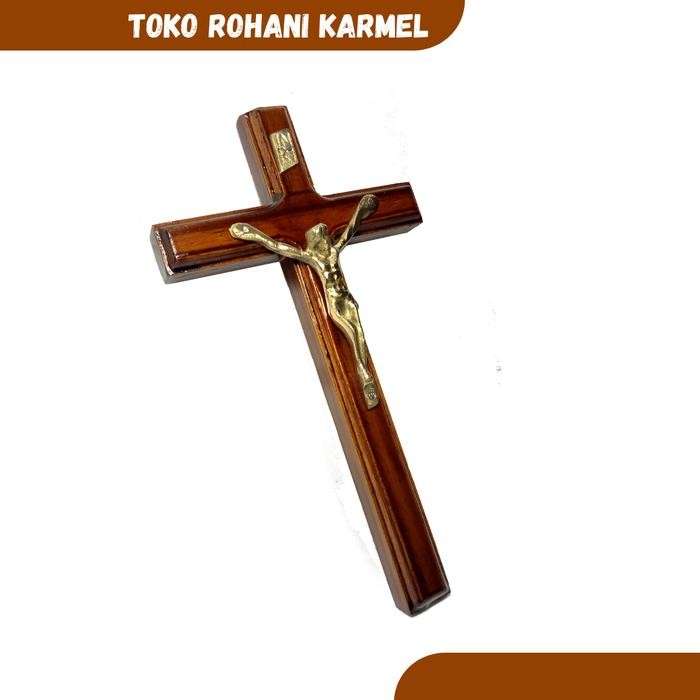 Salib Gantung Katolik 30 Cm / Salib Dinding Besar / Salib Patung Yesus Terlaris