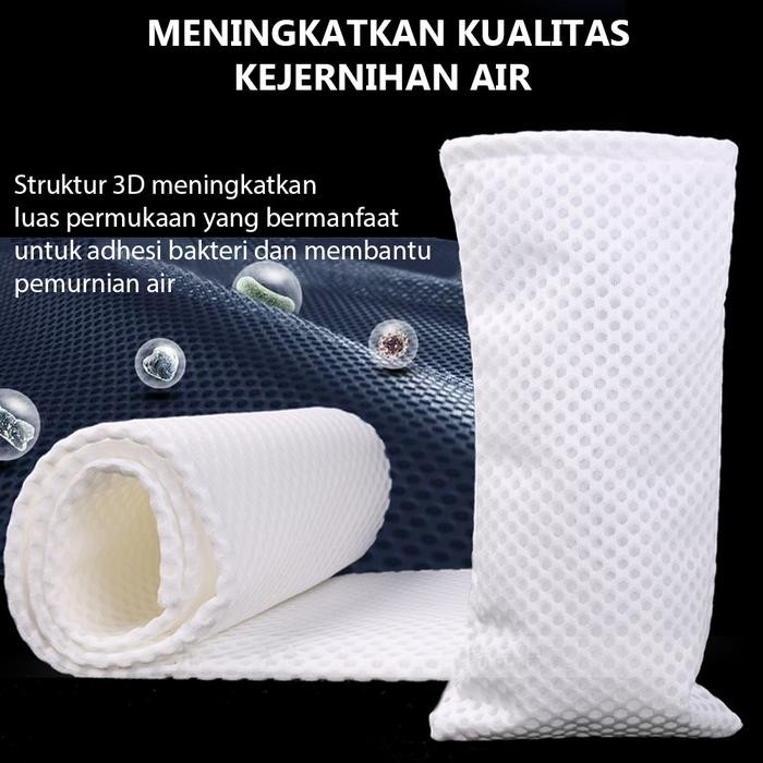 FX Honeycomb Filter Bag Untuk Sump Filter Akuarium Air Tawar & Laut