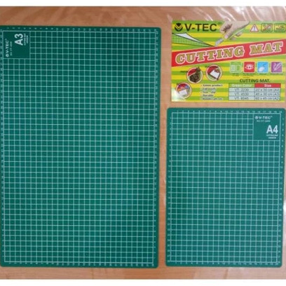 

Cutting Mat V-TEC A3 atau A4 / Alas Potong Matt Ukuran A3 atau A4