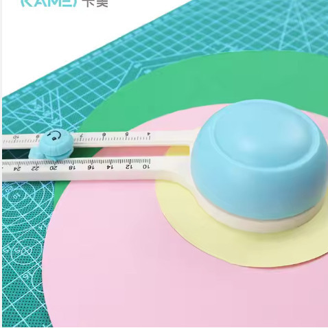 

Xantri - Circle Cutter Adjustabel DIY 10 cm - 32 cm Alat Pemotong Kertas gami Bentuk Lingkaran