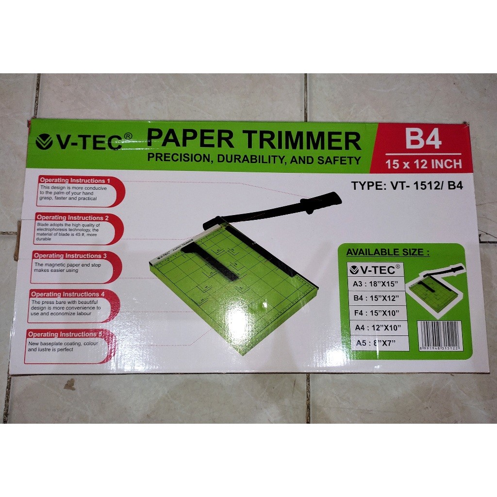 

Alat Pemotong Kertas B4 - Paper Trimmer - Paper Cutter Ukuran B4