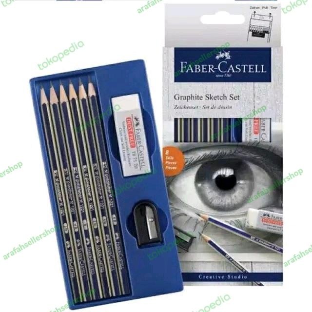 

Ready JT graphite sket set pencil faber castell