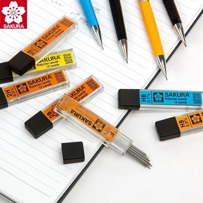 

Ready JT Sakura Polymer Leads/isi pensil mekanik 0.3/0.5mm