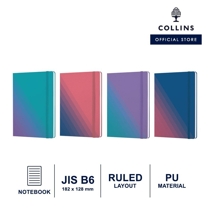 

LINDU Collins Notebook Clyde B6 Ruled Agenda Jurnal Planner Journal
