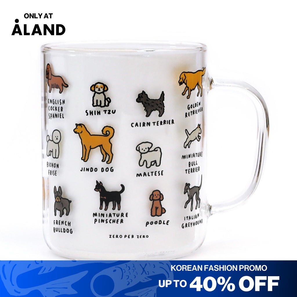 

LINDU [ALAND] ZERO PER ZERO - Drinking Glass L Dog Dictionary L - Gelas Lucu