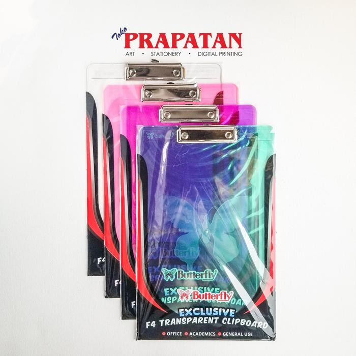 

Ready JT Papan Jalan / Clipboard / Papan Ujian Butterfly F4
