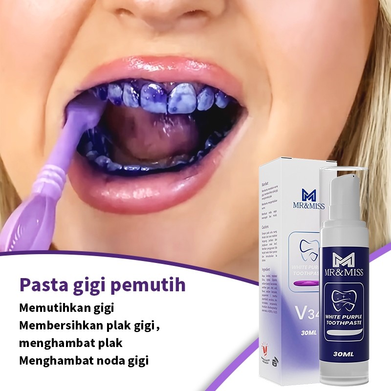 Pasta gigi pemutih Perontok karang gigi Perontok karang gigi paling ampuh 30ml Pembersih karang gigi