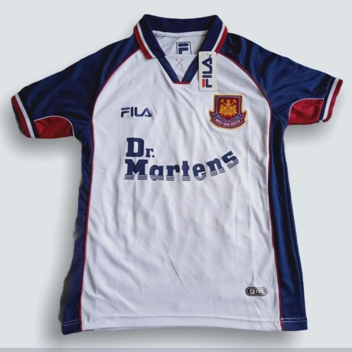 Jersey Retro West Ham Away 1999 Dr Martens Produk Unggulan