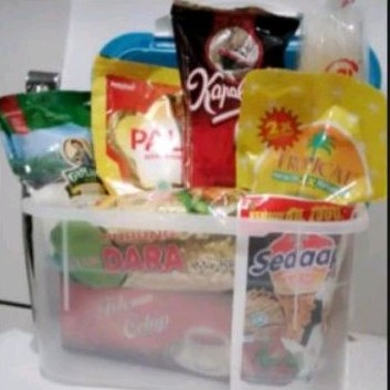 

Paket Sembako Murah / Parcel Sembako Free Container Serbaguna / Hampers
