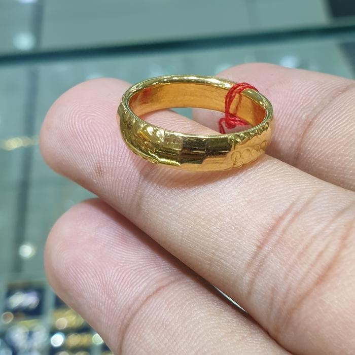 Cincin Emas Tua Kadar 700/22K Model Bangkok Terbaru