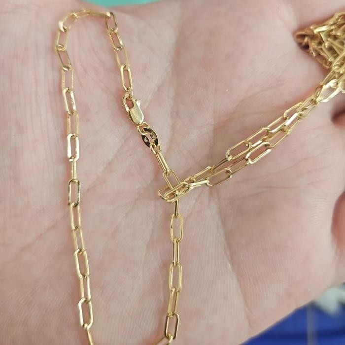 Gelang Victory 700 70% Emas Asli Rantai Polos Best Seller