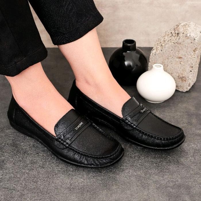 BEST SELLER Original Scorpion 6212 & 6211 Sepatu Formal/Casual/Flat Pantofel Wanita Bahan Kulit