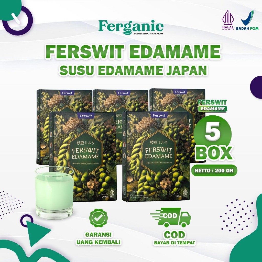 

Ferswit Susu Edamame Jepang Paket 5 Box Formulasi Khusus Asam Urat, Kolesterol, Nyeri Sendi & Tulang