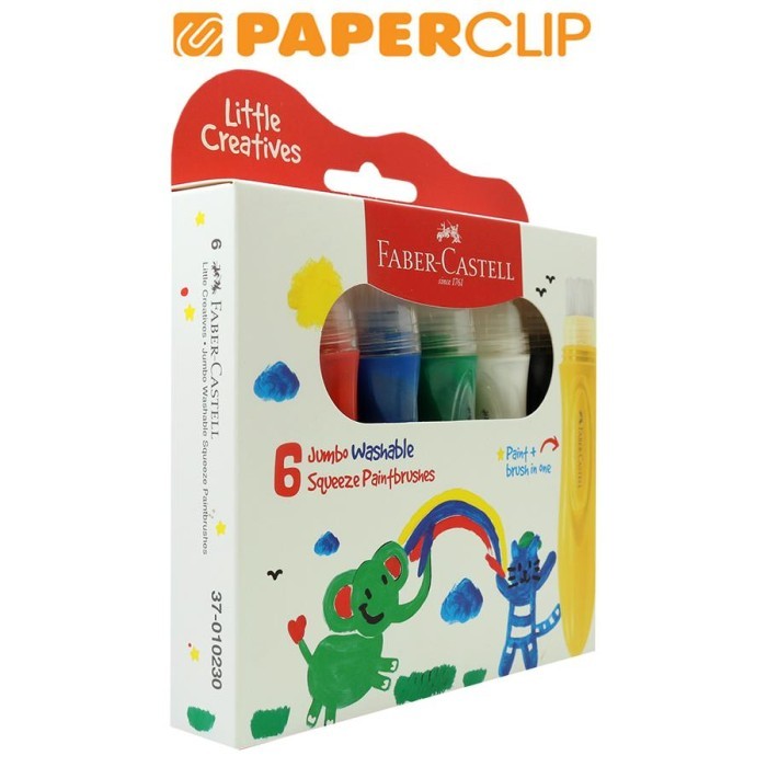 

Watercolor Faber Castell Jumbo 37010230 6C Squeeze Paintbrush #Gratisongkir