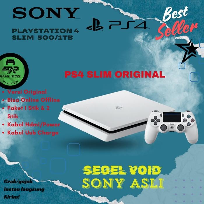Sony Ps4 Slim Playstation 4 Slim 500-1Tb Original