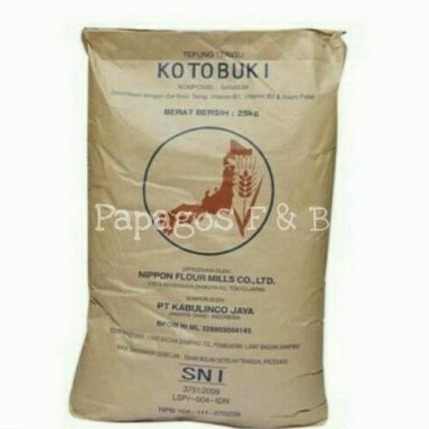 

Tepung Kotobuki Terigu Protein Rendah Jepang repck 1 kilo / kg