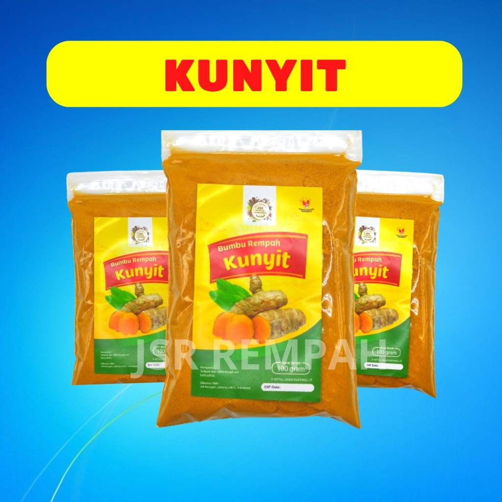 

Jsr Rempah Kunyit Bubuk Turmeric Powder 100 Gram