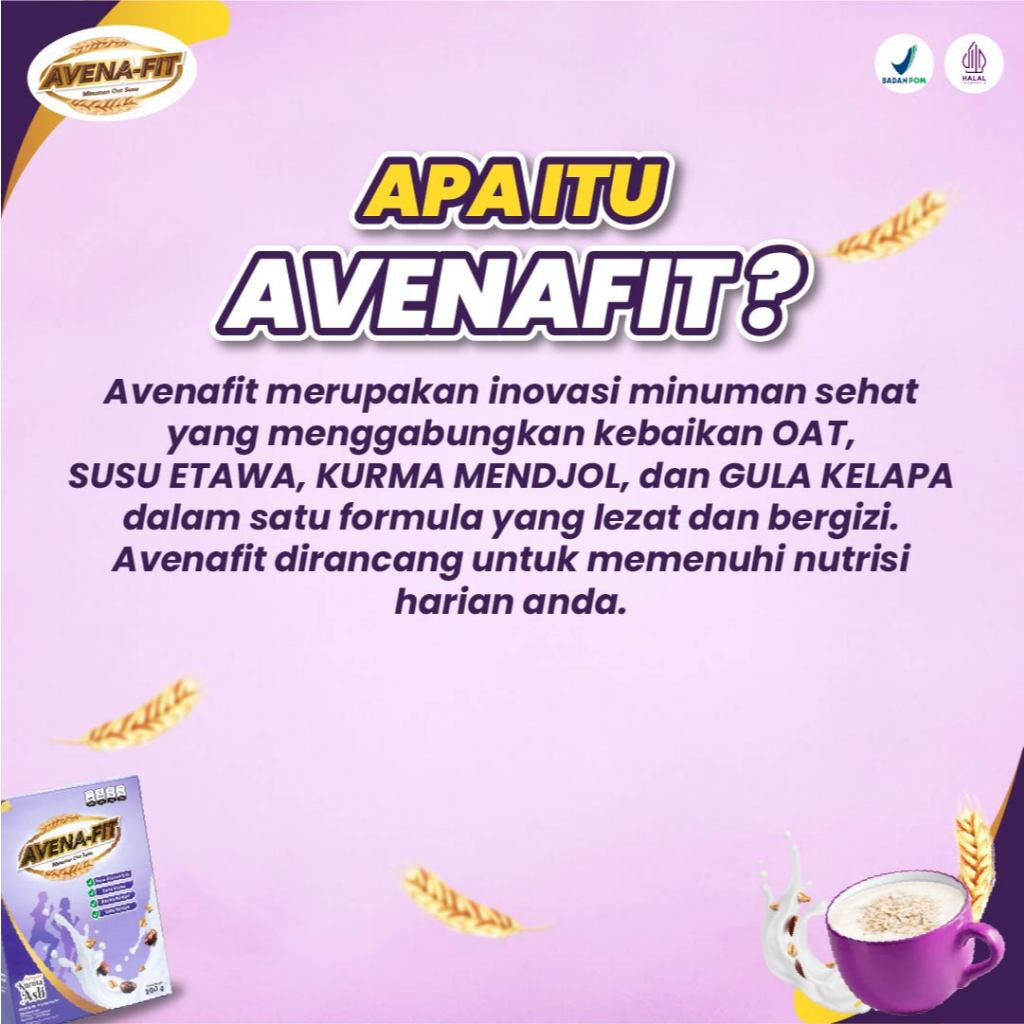 

Promo Avena Fit - Sereal Oat Susu Solusi Penurun Kolesterol dan Menjaga Kesehatan Jantung Secara