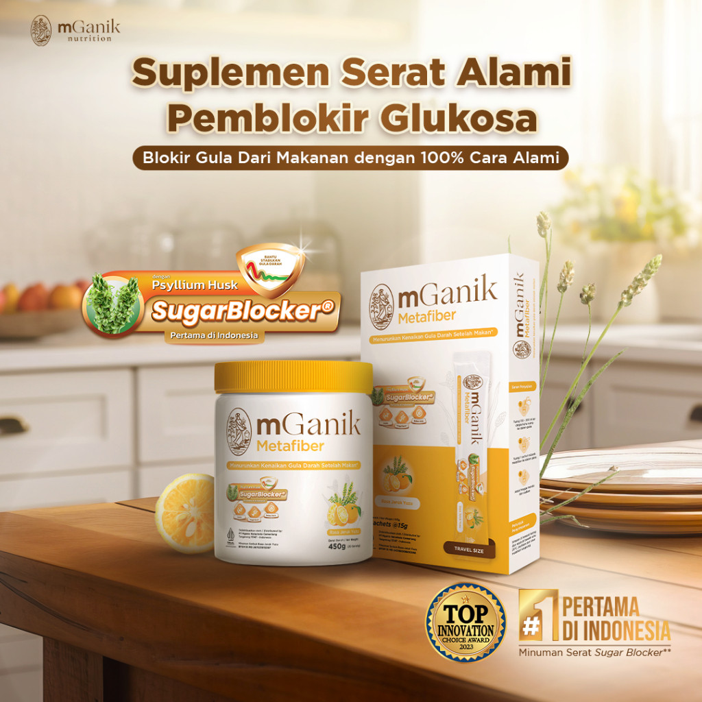 

mGanik Metafiber Jeruk Yuzu dan Leci 450gr - Suplemen Diabetes