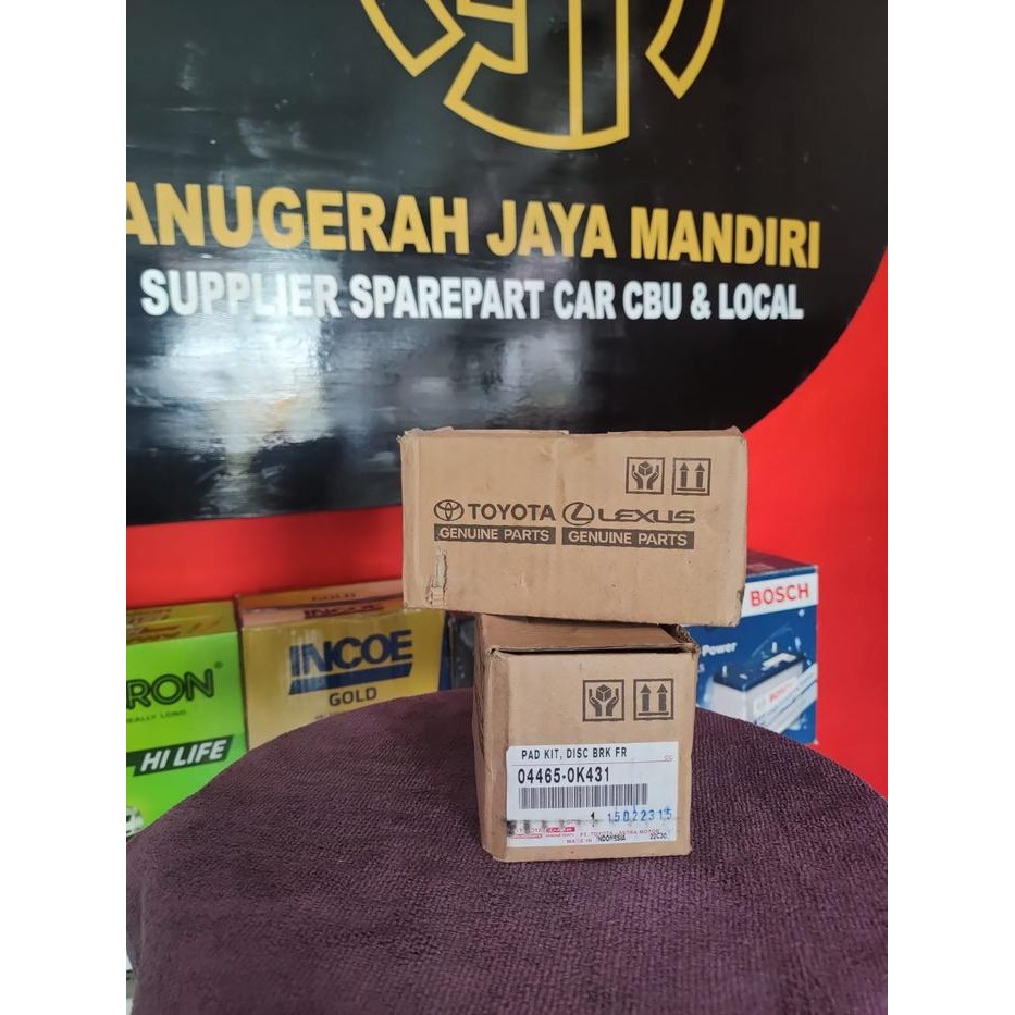 Sepatu Rem Depan/Kanvas Rem/Brake Pad Innova Reborn 16/On Original