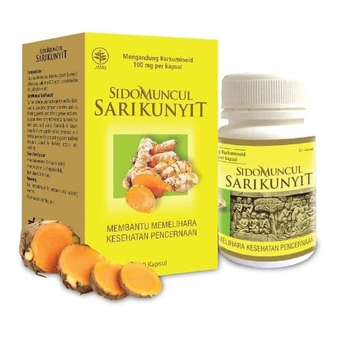 

Terlaris Sidomuncul Sari Kunyit (Obat Pencernaan) 50Kapsul