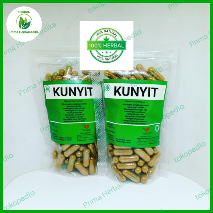 

Terlaris Herbal Kunyit Isi 100 Kapsul